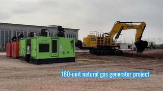 160-unit natural gas generator project
